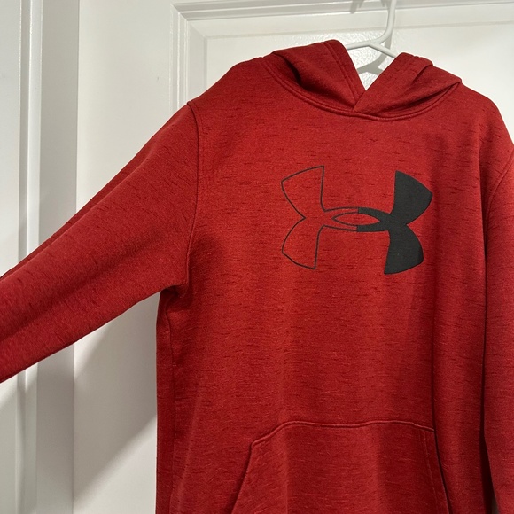 Under Armour | Burgundy Youth XL Hoodie Long Sleeve - Picture 3 of 7